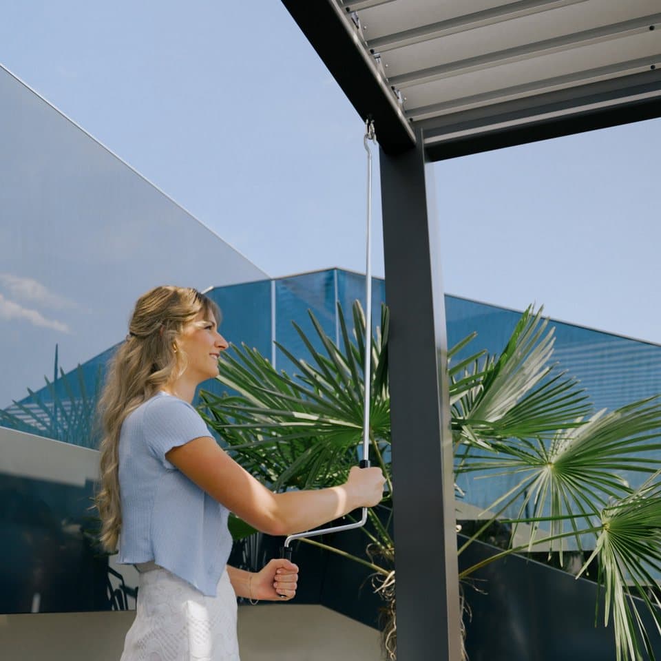 Biohort Pergola 3x3 m, verschiedene Farben, 312x312x264 cm, ausgezeichnet mit dem Red Dot Design Award - Thumbnail 6