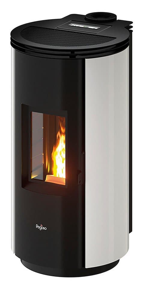 Pegaso Pelletofen Pegaso »Floyd 7«, 2,5-7,7 kW, Rauchabgang oben, 7 kW, Stilvoller Rauchrohrabgang oben, WIFI optional, raumluftunabhängig - Thumbnail 2