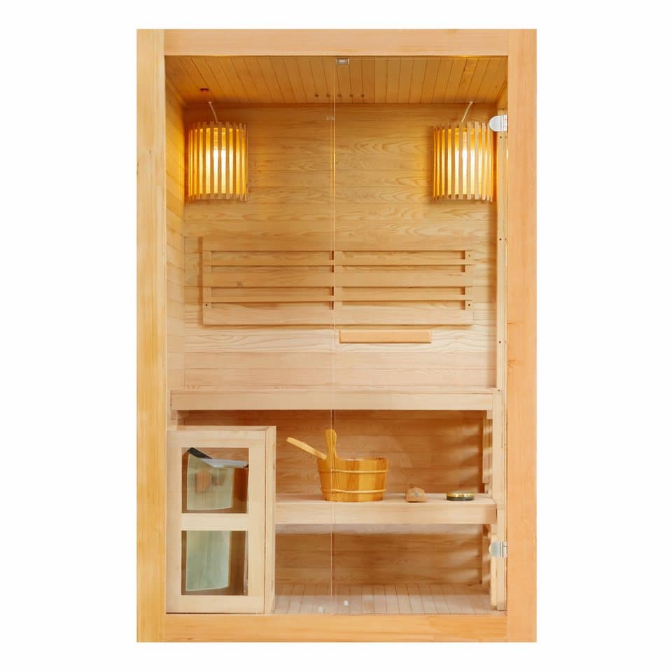 Sanotechnik Sauna PANORAMA, BxTxH: 130 x 120 x 200 cm - Thumbnail 2