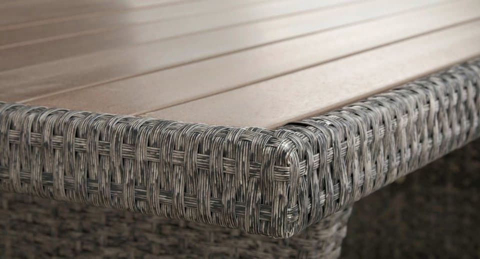 KONIFERA Gartenlounge-Set Siros, (Set, 12-tlg., 1x 3er Sofa, 2x Sessel, 1x Tisch 135x82x65cm, inkl. Auflagen), Polyrattan, Stahl, Tischplatte aus Nonwood, geeignet für 5 Personen - Thumbnail 14