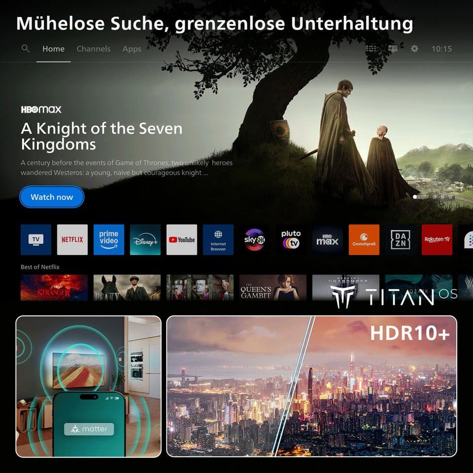 Philips 65PUS8001/12 LED-Fernseher (164 cm/65 Zoll, 4K Ultra HD, Smart-TV) - Thumbnail 4