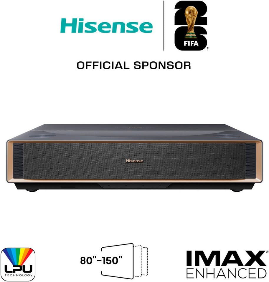 Hisense PT1 Kurzdinstanzprojektor (2500 lm, 3000:1, 3840 x 2160 px) - Bild 1