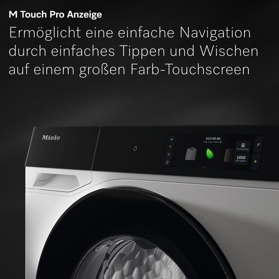 Miele Waschmaschine WQ 1000 WPS Nova Edition, 9 kg, 1600 U/min, Automatische Waschmitteldosierung, 25 Jahre Motorgarantie - Thumbnail 13