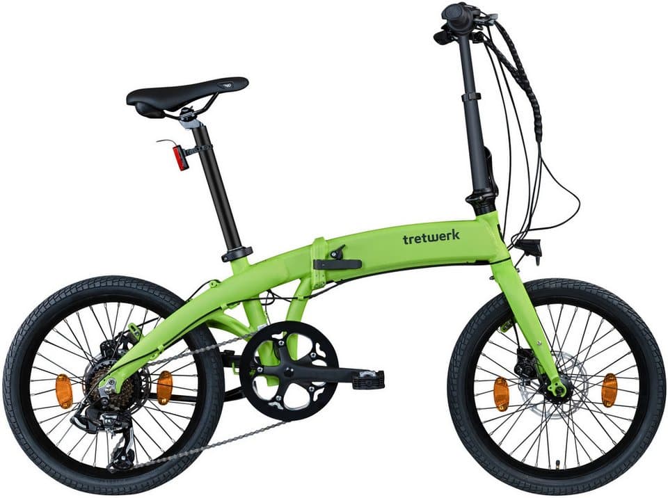 Tretwerk E-Bike Faltrad Akimbo Plus, 7 Gang Shimano Tourney Schaltwerk, Kettenschaltung, Heckmotor, 345 Wh, Pedelec, Elektrofahrrad für Damen und Herren - Bild 1