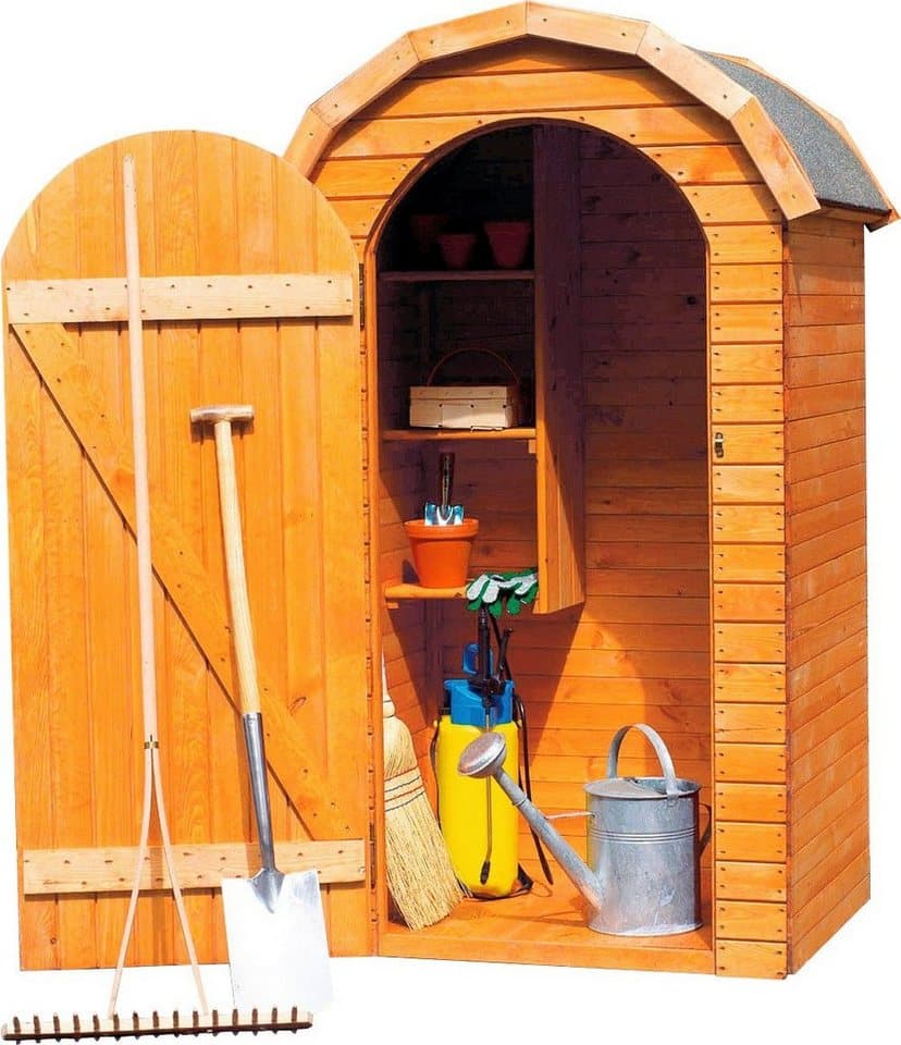 promadino Garten-Geräteschrank Roma klein, BxT: 110x83 cm - Bild 1