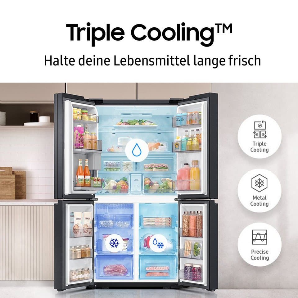 Samsung Multi Door RF9000 RF65DG960ESG, 183 cm hoch, 91,2 cm breit - Thumbnail 18