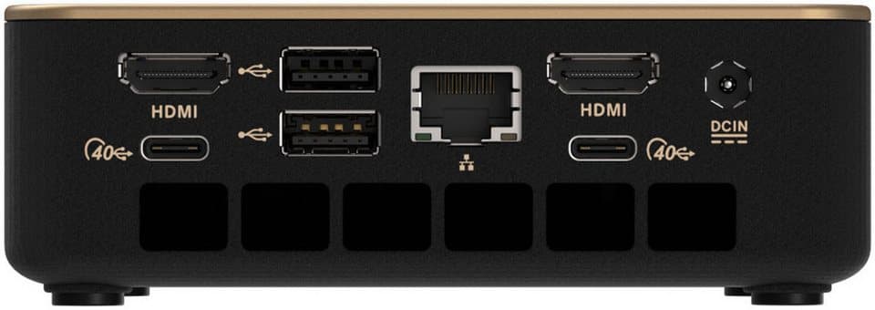 Sapphire EDGE AI 350 Barebone-PC (AMD Ryzen AI 7 350, Radeon 860M, 96 GB RAM, 0 GB SSD, Luftkuhlung) - Thumbnail 6