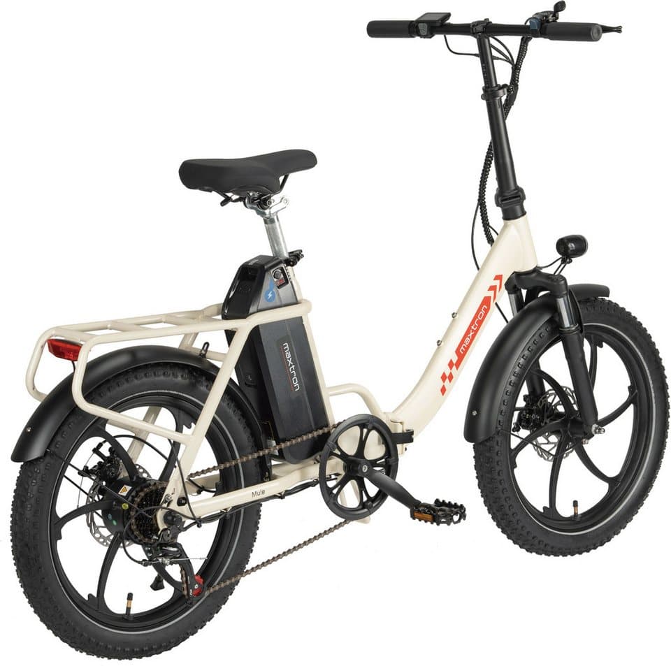 Maxtron E-Bike Klapprad Maxtron MULE Klapprad, 7 Gang Shimano ALTUS Schaltwerk, Kettenschaltung, 960 Wh, (Packung), Stadt & Abenteuer: 20" Fatbike mit XXL 20Ah Akku. - Thumbnail 3