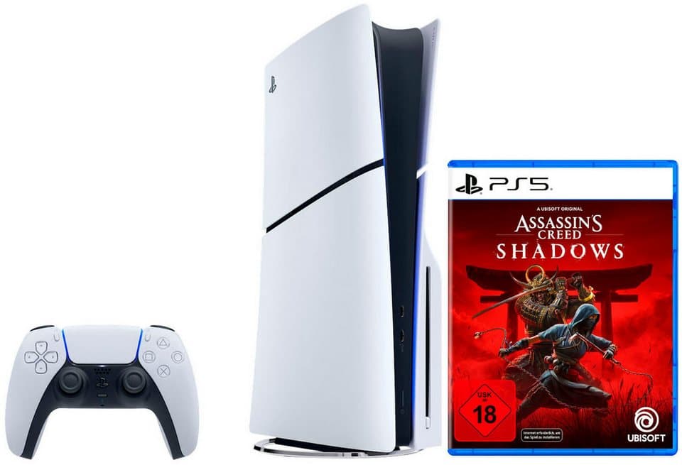 PlayStation 5 PS5 Disk Edition (Slim) + Assassin's Creed Shadows 1TB
