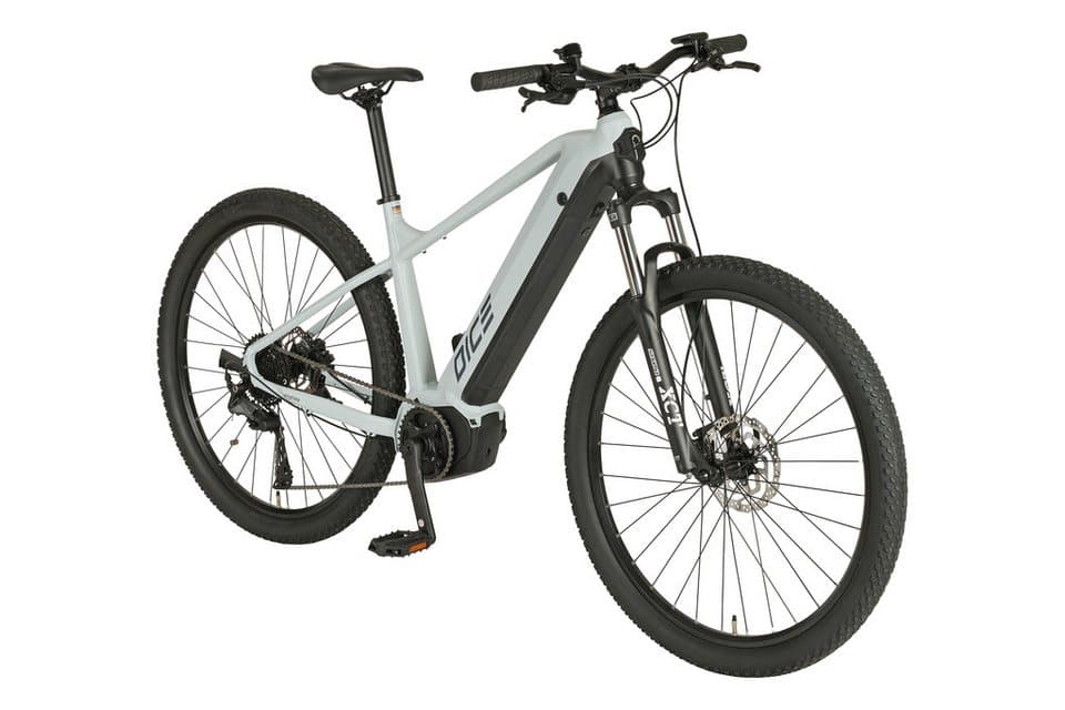 Prophete E-Bike Mountainbike Dice 3.8, 10 Gang Shimano Cues Schaltwerk, Kettenschaltung, Mittelmotor, 540 Wh - Thumbnail 3