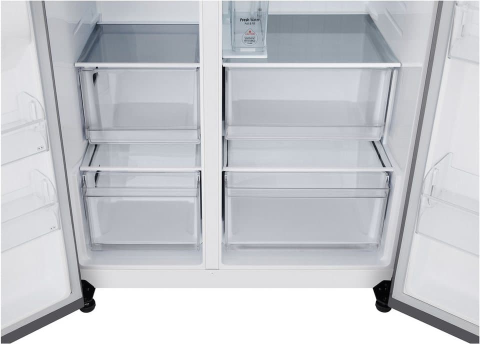 LG Side-by-Side GSLC41PYPE, 179 cm hoch, 91,3 cm breit, Total No Frost, LINEARCooling, Multi-Airflow, Integrierter Wassertank - Thumbnail 10