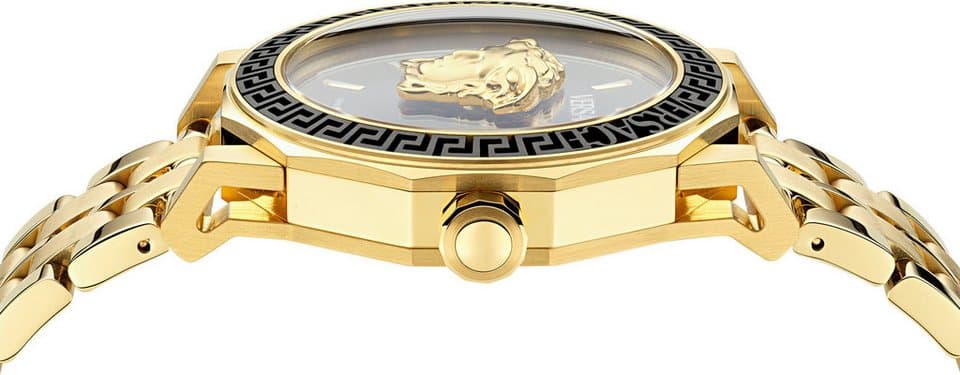 Versace Quarzuhr MEDUSA DECO GENT VE9I00424, Armbanduhr, Herrenuhr, Swiss Made, Saphirglas, Edelstahlarmband,analog - Thumbnail 2
