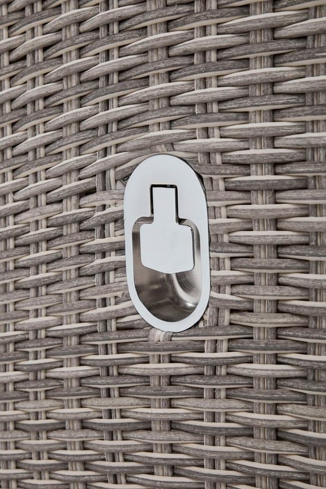 KONIFERA Garten-Essgruppe Monaco, (Set, 31-tlg., 10x Sessel, 1xTisch 200-366x100x75,5cm, inkl. Auflagen, Polyrattan,Alu), Rückenlehne verstellbar, Tischplatte aus 5mm starkem Sicherheitsglas - Thumbnail 17