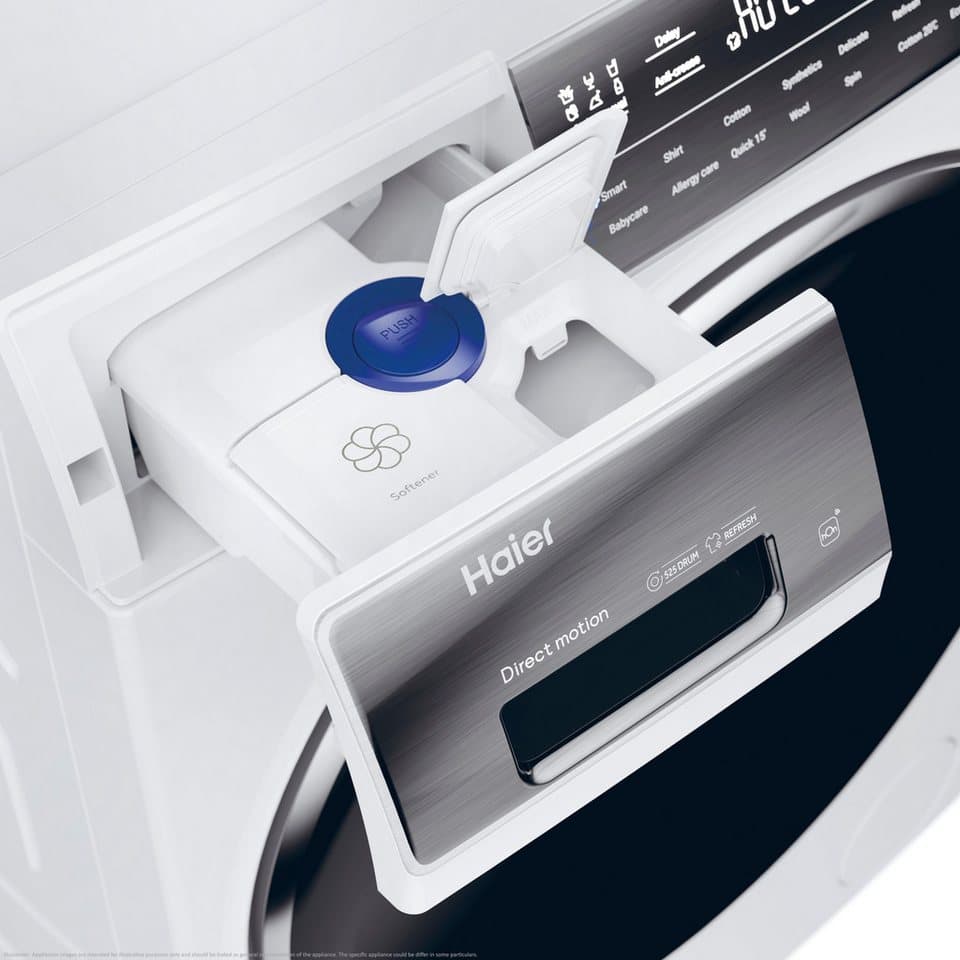 Haier Waschtrockner I-PRO 7 PLUS HWD100-BD14979U1, 10 kg, 6 kg, 1400 U/min, 10 kg, 6 kg, 1400 U/min, Flüsterleiser Motor, AutoDose - Thumbnail 6