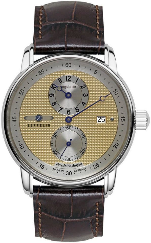 ZEPPELIN Automatikuhr Friedrichshafen Regulator 8522-5, Armbanduhr, Herrenuhr, Made in Germany, Mechanische Uhr, analog, Tag