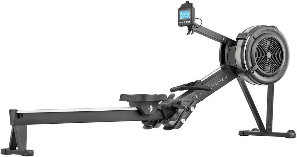Half Human Rudergerät Air Rower Rudergerät (150 kg max. Benutzergewicht, Sport), Rudermaschine