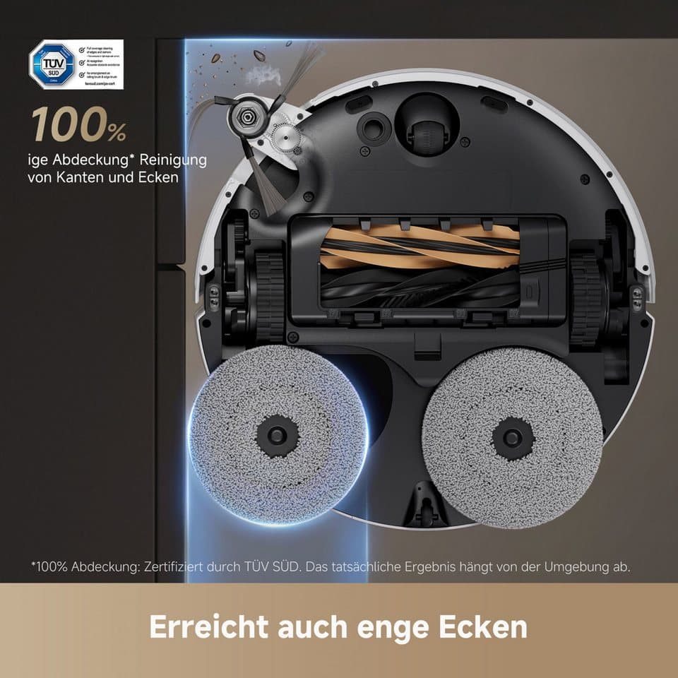 Dreame Saugroboter mit Wischfunktion Dreame X50 Ultra Complete, 20.000 Pa Saugkraft, mit Beutel, Hindernisüberwindung, einfahrbarer Laserturm - Thumbnail 7