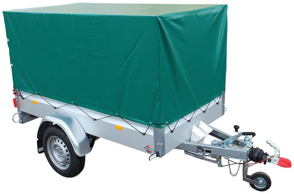 STEMA PKW-Anhänger Basic 850 Set 80 cm und Zubehör, max. 673 kg, gebremst