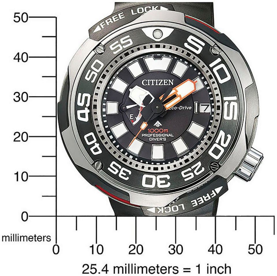 Citizen Taucheruhr Promaster Professional Diver 1000, BN7020-09E, Armbanduhr, Herrenuhr, Solar, bis 100 bar wasserdicht, Saphirglas - Thumbnail 4
