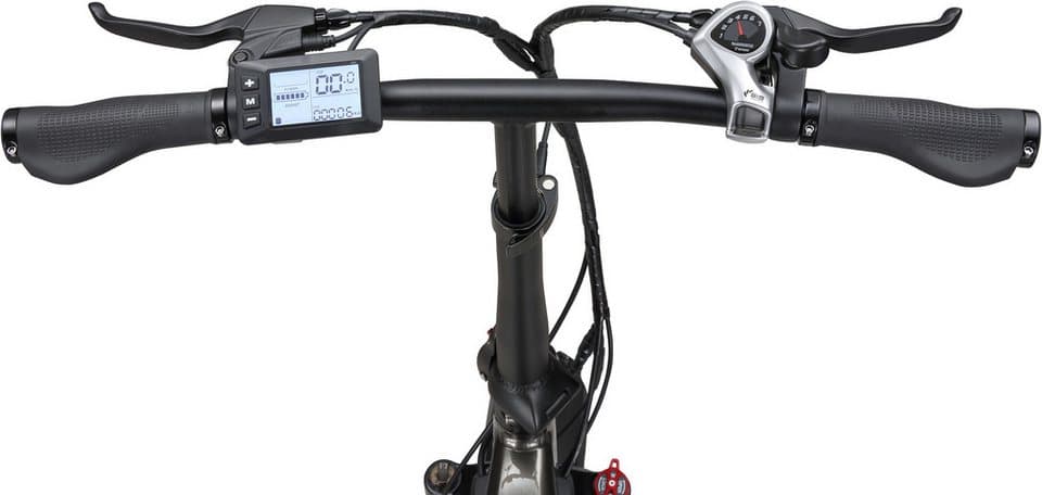 GreenStreet E-Bike Klapprad Tiefeinsteiger Klapprad GS5, 7 Gang Shimano, Kettenschaltung, Heckmotor, 360 Wh, (Set, 2 tlg., mit Akku-Ladegeräte, Fat Tires), Pedelec, Elektrofahrrad für Damen u. Herren - Thumbnail 9