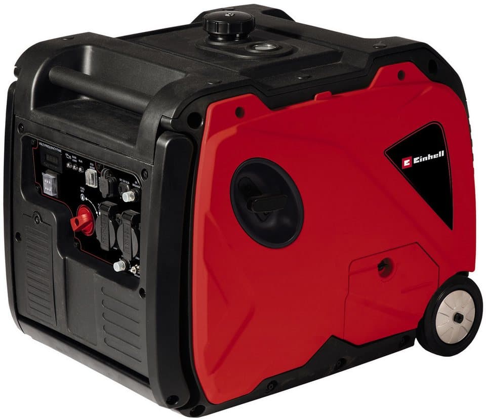 Einhell Stromerzeuger TE-IG 3500, mit 2 230-V-Steckdosen, 2 USB-Anschlüssen und 1 12-V-Anschluss