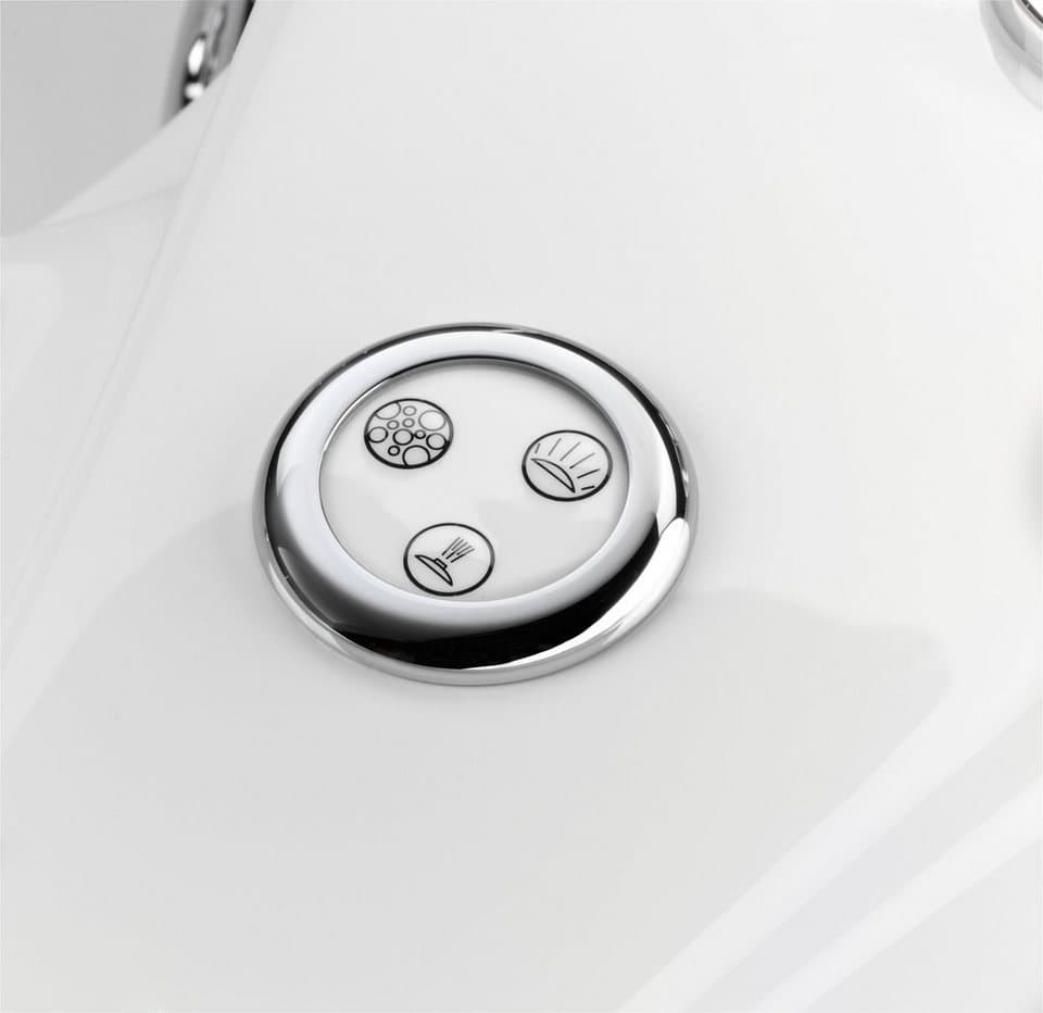 OTTOFOND Whirlpool-Badewanne St. Lucia, (Komplett-Set, 1-tlg), mit Farblichtscheinwerfer, Schürze und Schwallarmatur - Thumbnail 7