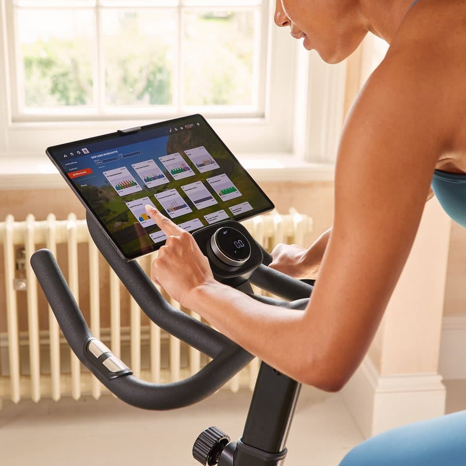 Reebok Speedbike FR30 Speedbike (mit Tablet-Halterung), 135 kg max. Benutzergewicht, Fahrrad, 32 Widerstandsstufen - Thumbnail 12
