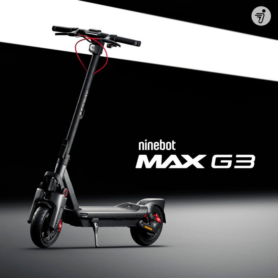 Segway E-Scooter MAX G3 D, 20 km/h, (130 kg Tragfähigkeit, Smart Display, 11-Zoll Reifen, IPX6), mit Straßenzulassung, 80 km Eco Modus Reichweite, Ladezeit 3,5h - Thumbnail 3