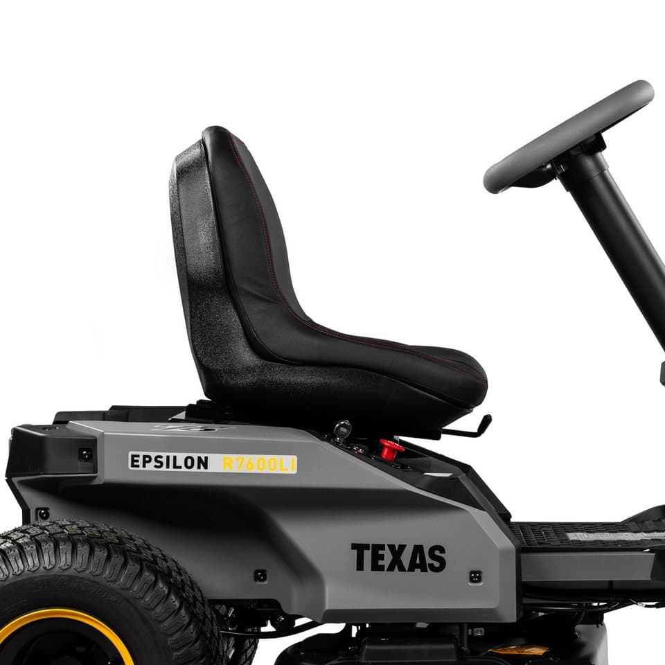 Texas Akku-Rasentraktor Epsilon R7600Li, 76 cm Schnittbreite, inkl. Ladegerät, Mulchstopfen und Seitenauswurf, 72 V Akku, 7 Schnitthöhen - Thumbnail 10