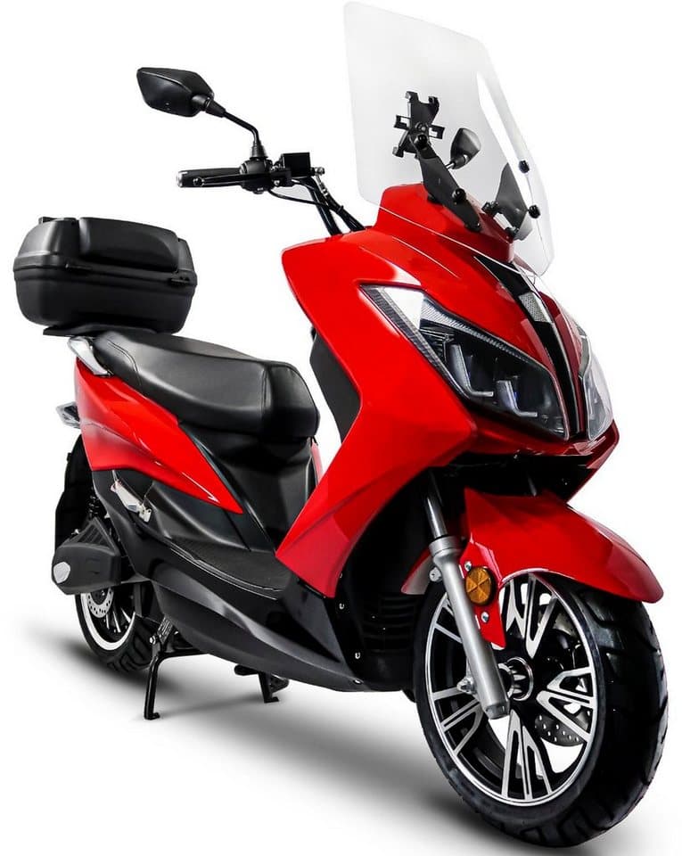 Rolektro E-Motorroller Maximus MX2-45, 2 Akkus, 3000 W, 45 km/h, bis zu 168 km Reichweite, mit integr. Alarmanlage - Bild 1