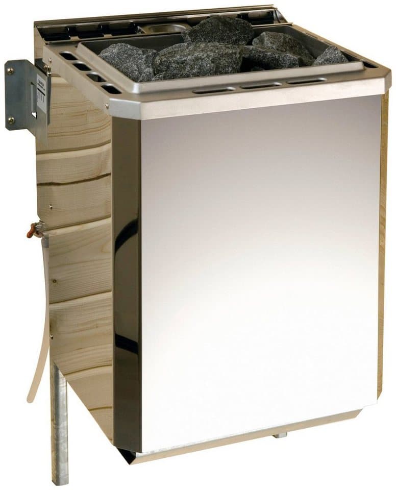 weka Sauna Varberg 3, BxTxH: 194 x 194 x 199 cm, 57 mm, 7,5 kW Bio-Ofen mit ext. Steuerung - Thumbnail 3