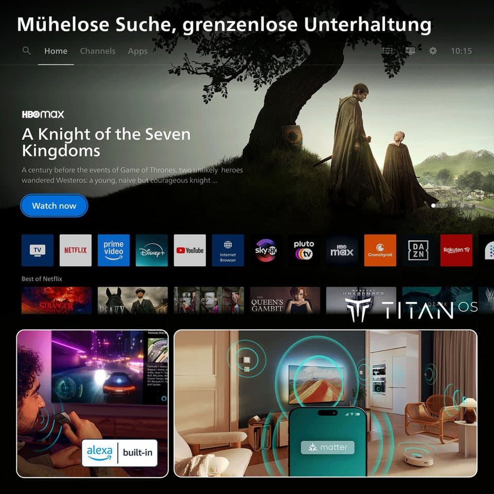 Philips 65PQS8501/12 QLED-Fernseher (164 cm/65 Zoll, 4K Ultra HD, Smart-TV) - Thumbnail 4