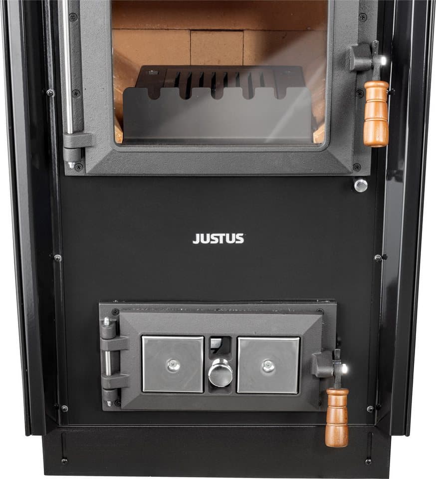 JUSTUS Festbrennstoffherd Rustico-50 2.0, 7 kW, Zeitbrand - Thumbnail 4