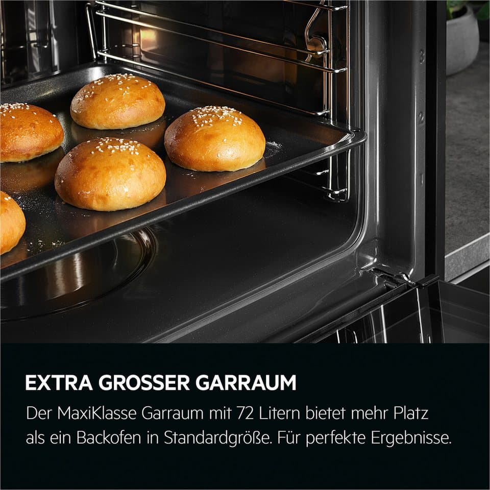 AEG Pyrolyse Backofen 6000 TR6PB50WSB, Pyrolyse-Selbstreinigung, Knusprig & saftig: SteamCrisp mit 25 % Dampf für leckere Ofengerichte - Thumbnail 15