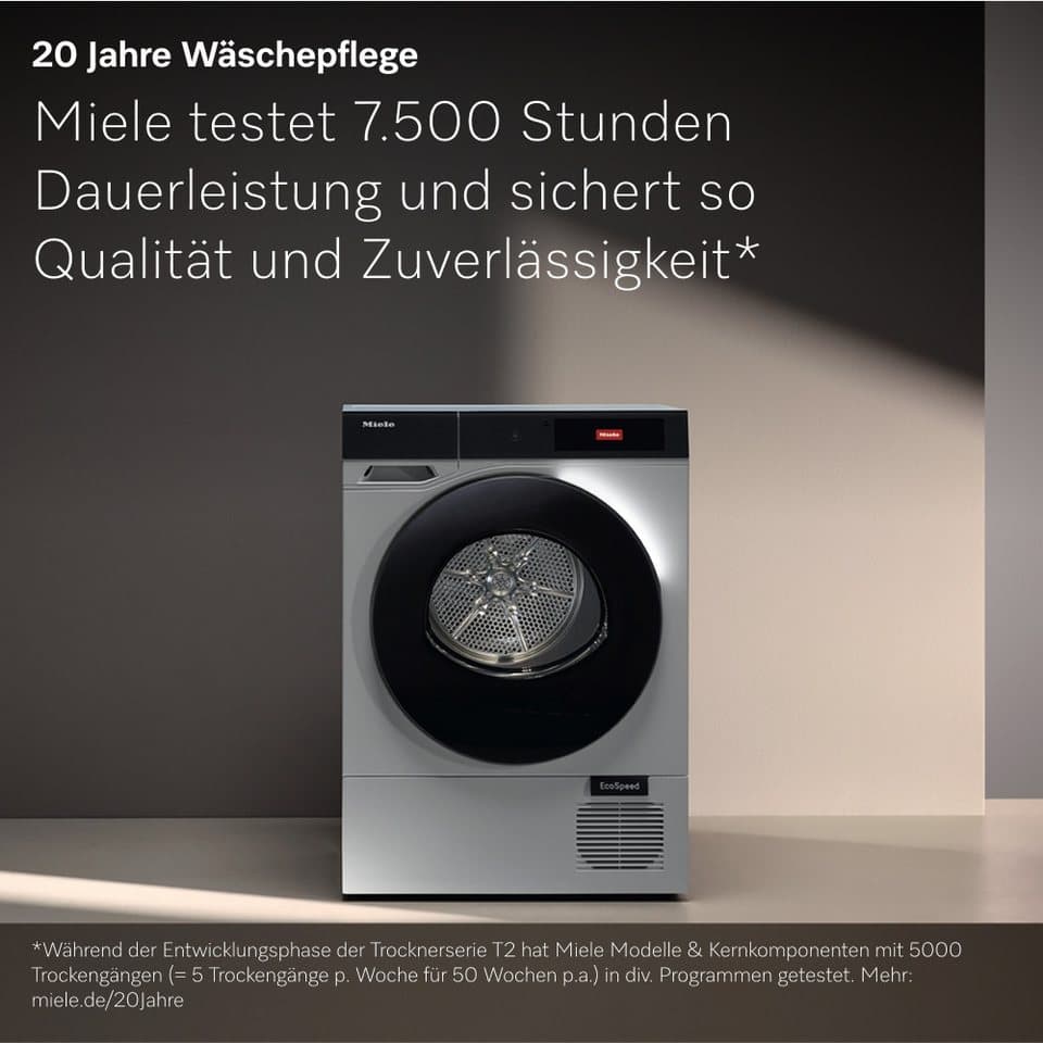 Miele Wärmepumpentrockner TQ 1000 WP Nova Edition, Getestet auf 20 Jahre perfekte Wäschepflege, 25 Jahre Motorgarantie - Thumbnail 11