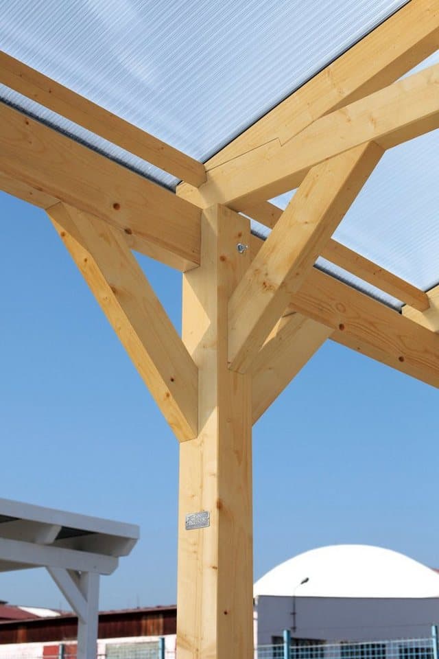 Skanholz Doppelcarport Westerwald, BxT: 570x541 cm, 220 cm Einfahrtshöhe - Thumbnail 3