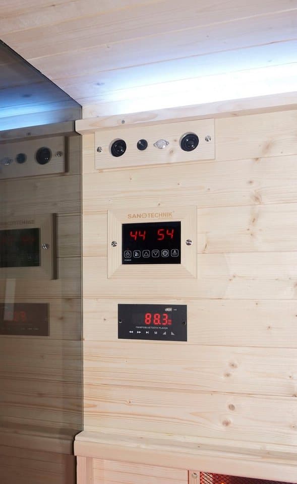 Sanotechnik Infrarotkabine Billund 2, BxTxH: 125 x 100 x 190 cm, mit Farblichttherapie, MP3 Player (inkl. Bluetooth), 2x Lautsprecher - Thumbnail 5