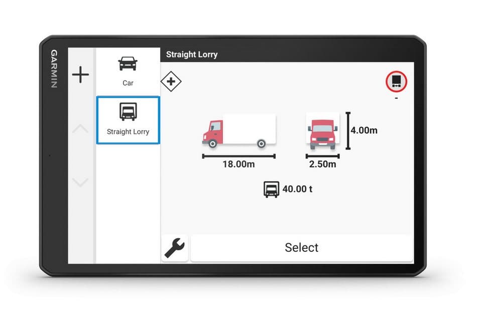 Garmin dezl LGV1020 LKW-Navigationsgerät (Europa (49 Länder), Karten-Updates) - Thumbnail 4