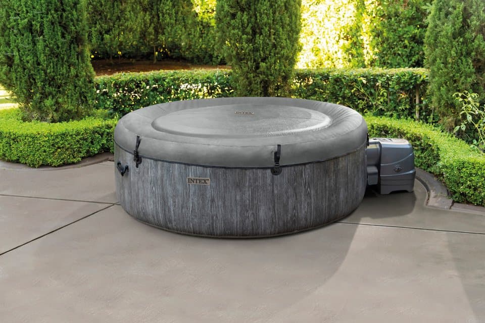 Intex Whirlpool Greywood Deluxe, aufblasbares Aufstellbecken, (Set, 10-tlg), 145 cm Durchmesser - Thumbnail 2