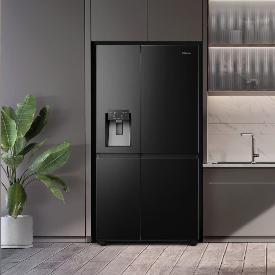 Hisense Side-by-Side RS818N4TFC, 179 cm hoch, 91 cm breit, MetalCooling, No Frost Plus, mit Wassertank, Wifi - Thumbnail 8