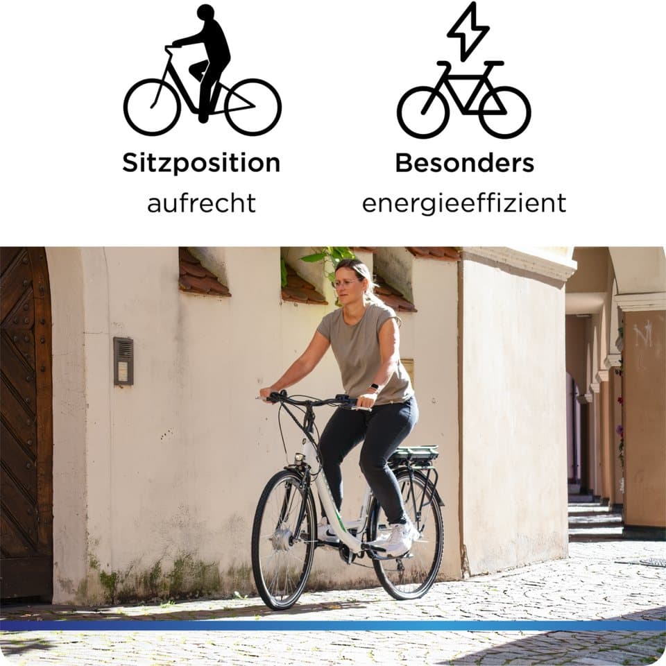 Zündapp E-Bike Cityrad Z503, 7 Gang Shimano Tourney RD-TY21 Schaltwerk, Kettenschaltung, Frontmotor, 536 Wh, Pedelec, Elektrofahrrad für Damen u. Herren - Thumbnail 6