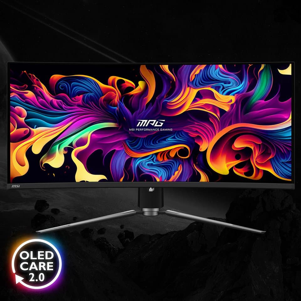 MSI MPG 341CQPX QD Curved-Gaming-OLED-Monitor (86,8 cm/34 ", 3440 x 1440 px, UWQHD, 0,03 ms Reaktionszeit, 240 Hz, OLED, 3 Jahre Herstellergarantie, höhenverstellbar, USB-C) - Thumbnail 22