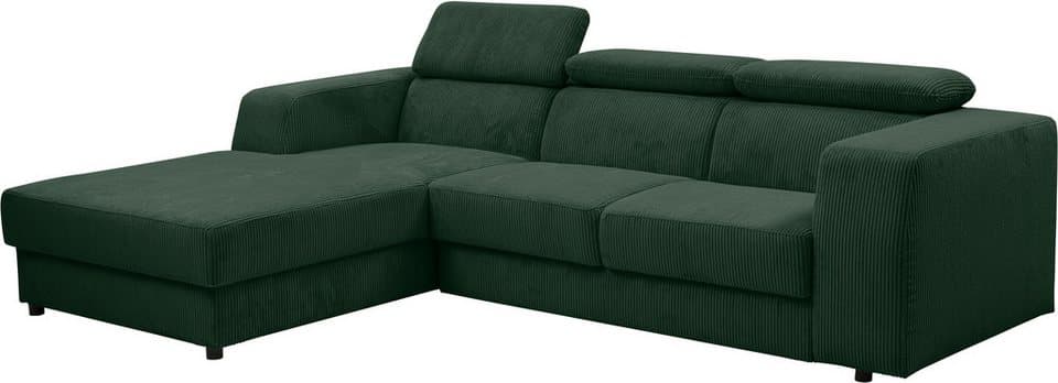 WERK2 Ecksofa Cherry, modernes Sofa mit Komfortfunktionen, Breite 270cm, L-Form, bequem, mit verstellbaren Kopfteilen, Schlaffunktion und Bettkasten - Thumbnail 3