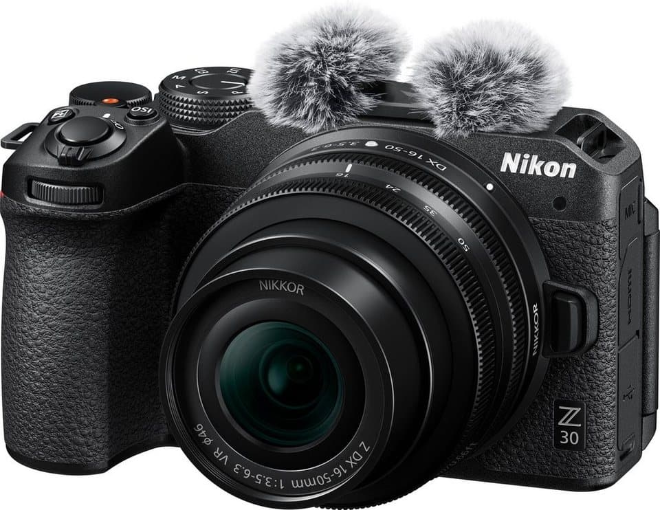 Nikon Kit Z 30 + 16–50 + 50–250 VR Systemkamera (NIKKOR Z DX 16–50 mm 1:3,5–6,3 VR, NIKKOR Z DX 50–250 mm 1:4,5–6,3 VR, 20,9 MP, WLAN (Wi-Fi), Bluetooth) - Thumbnail 11