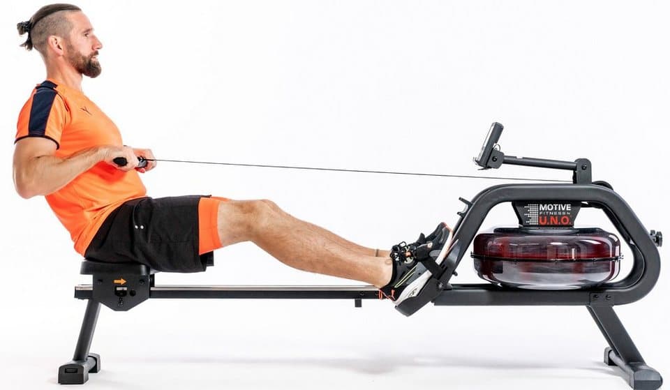 MOTIVE FITNESS by U.N.O. Rudergerät WR 600 (6-tlg., 135 kg max. Benutzergewicht, Sport), Rudermaschine, Wasserwiderstand, klappbar - Thumbnail 2