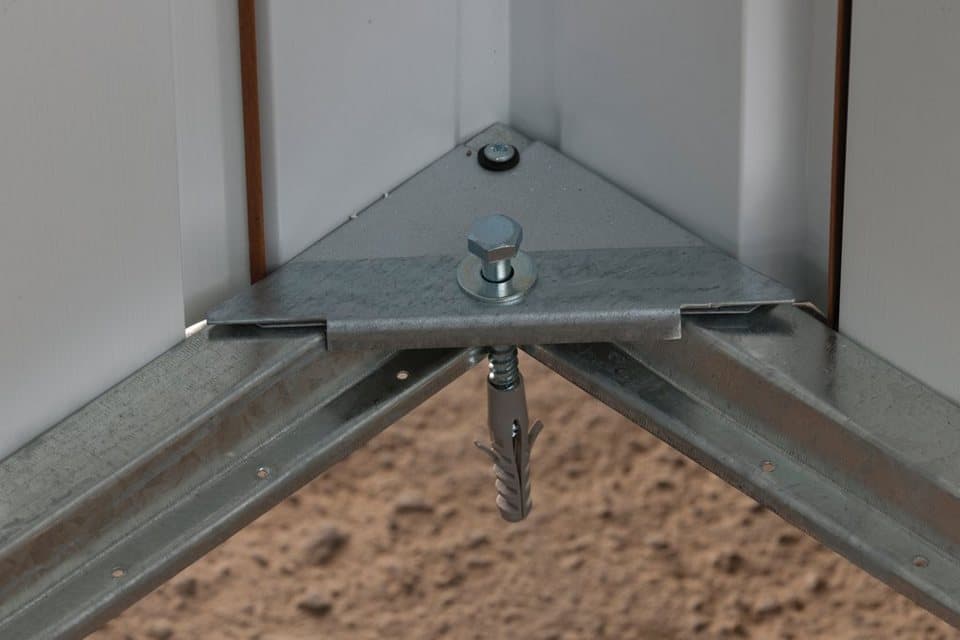 YARDMASTER Gerätehaus Bayern 108, BxT: 303x237 cm, Metall, mit Bodenrahmen - Thumbnail 2