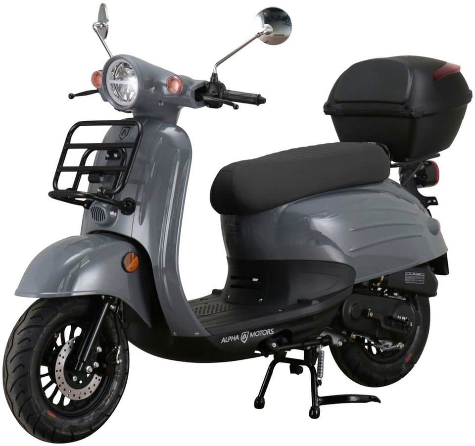 Alpha Motors Motorroller Adria, 50 ccm, 45 km/h, Euro 5, (Set, inkl. Topcase), mit Lenkerschloss - Thumbnail 2
