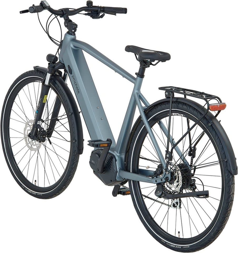Prophete E-Bike Trekkingrad Entdecker 3.8, 8 Gang Shimano Altus Schaltwerk, Kettenschaltung, Mittelmotor, 540 Wh, Pedelec, Elektrofahrrad für Herren - Thumbnail 3