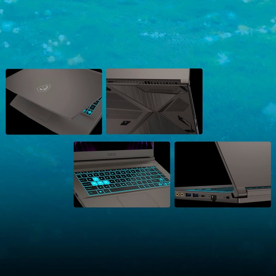 MSI Thin 15 B13UC-3040 Gaming-Notebook (39,6 cm/15,6 Zoll, Intel Core i5 13420H, GeForce RTX 3050, 16 GB, 512 GB SSD) - Thumbnail 20