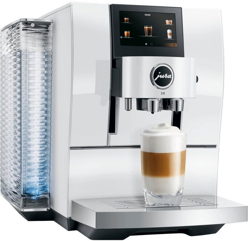 JURA Kaffeevollautomat 15410 Z10 Diamond White (EA), 51 Spezialitäten, Touch, Light & Cold Brew - Thumbnail 4